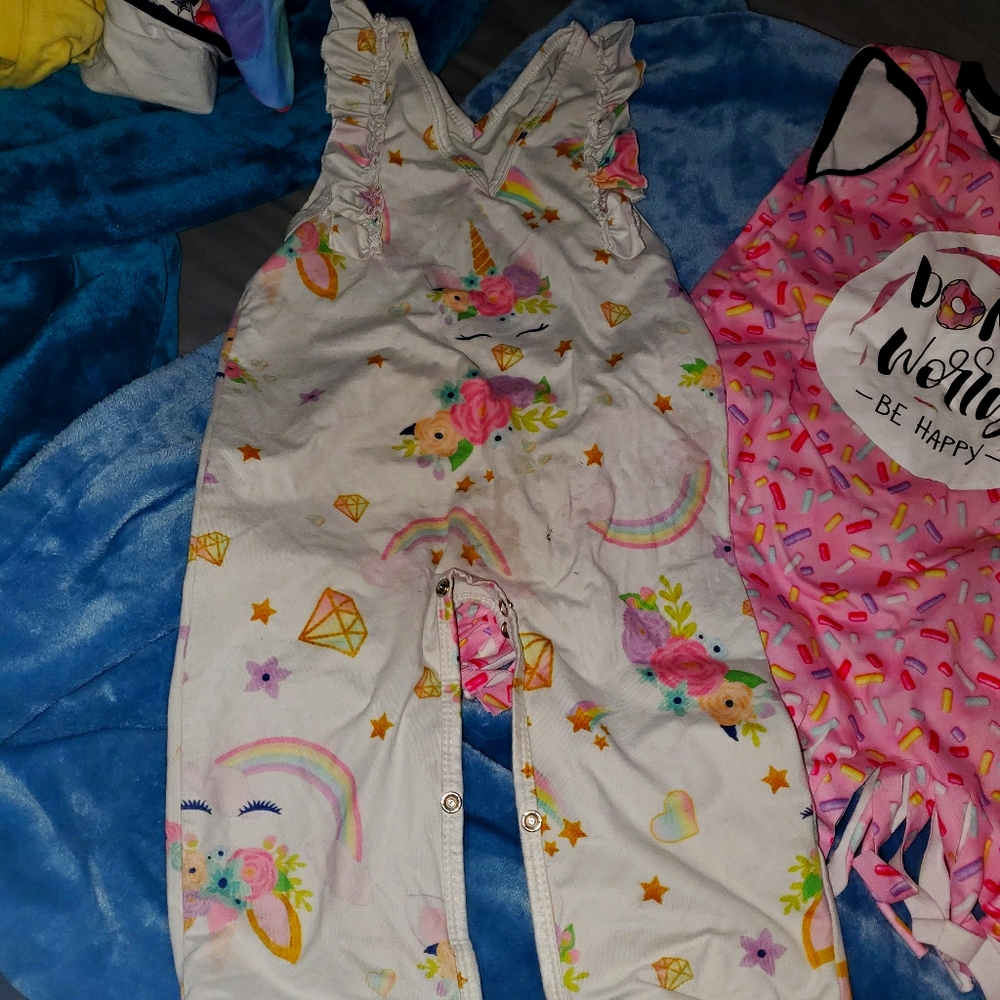 Boutique ruffle and fringe summer lot 18-24mo